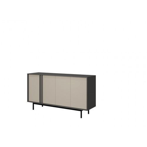 Kumode ALSY 6, antracīts/bēšs